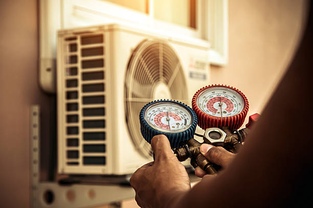 Professional Ac Installation technician working in Basking Ridge, NJ